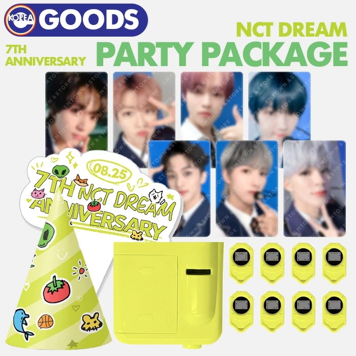 即日【 NCT DREAM パーティーパッケージ / DEBUT 7TH ANNIVERSARY 公式グッズ 】 エヌシーティー ドリーム ドリム NCT PARTY PACKAGE デビュー 7周年