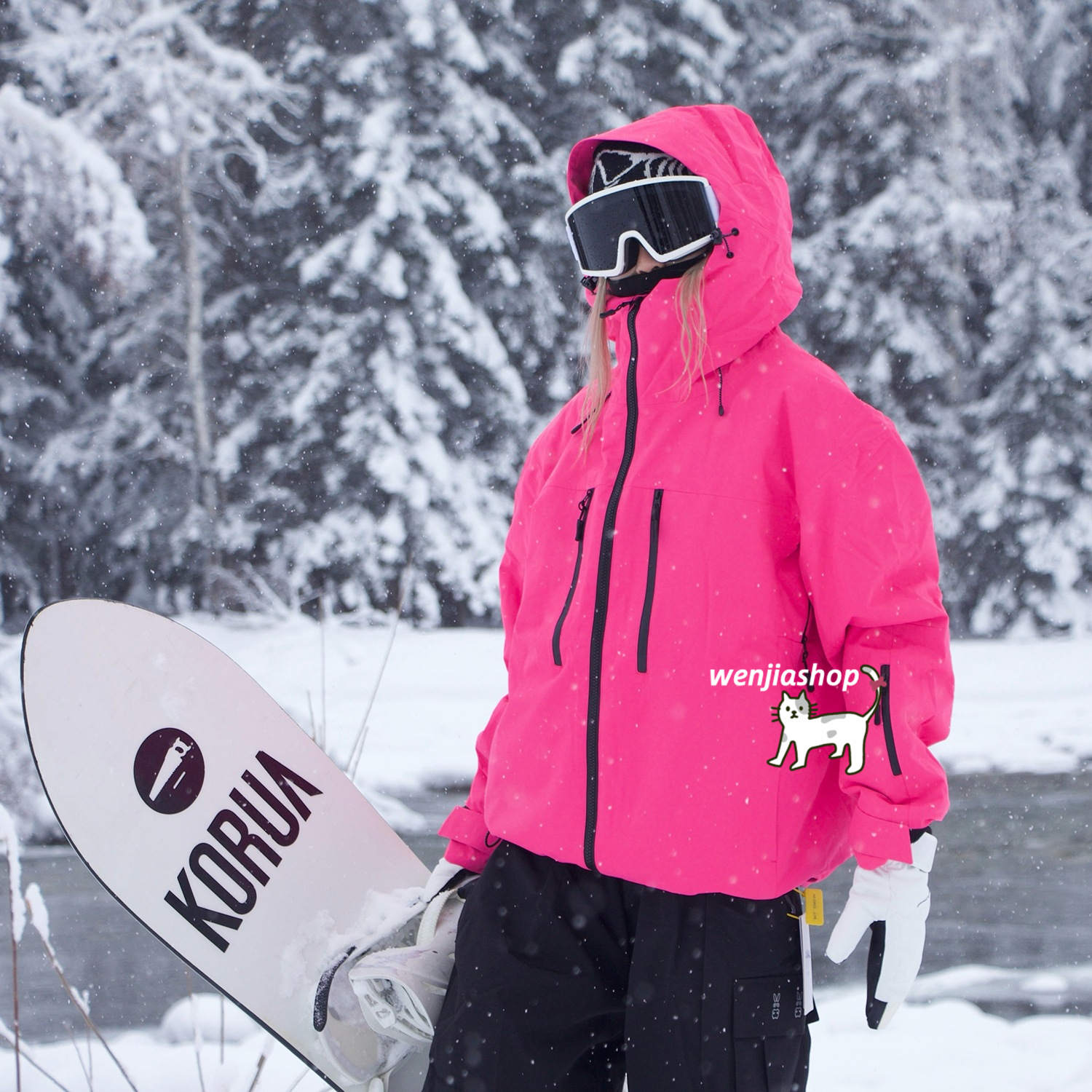 スノーボードウェア 2025 単品トップス メンズ レディース アウター ジャケット ゆったり 紫 黒 ピンク 無地 3L ウィンタースポーツ 韓国風 防水防寒スノーウェア スキーウェア スノボウェア