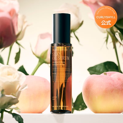 シルキーオイルセラム 70ml 桃 ヘアパフューム 韓国 コスメ 保湿 枝毛 香水