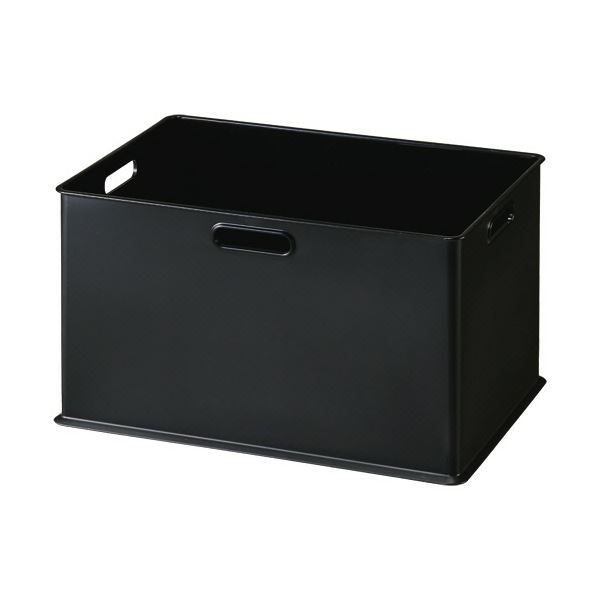 （まとめ） サンカ squ+ナチュラ インボックス L ブラック NIB-LBK 1個 (×5セット)