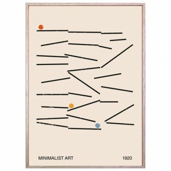 ART abstract Minimal 20s geometric アートパネル IAA-53375