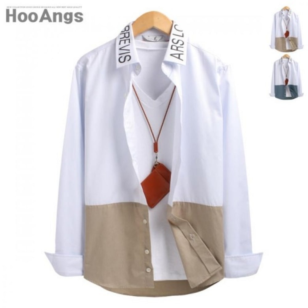 (フアンズ) カーライングリッシュカラースリムシャツ SMST2337