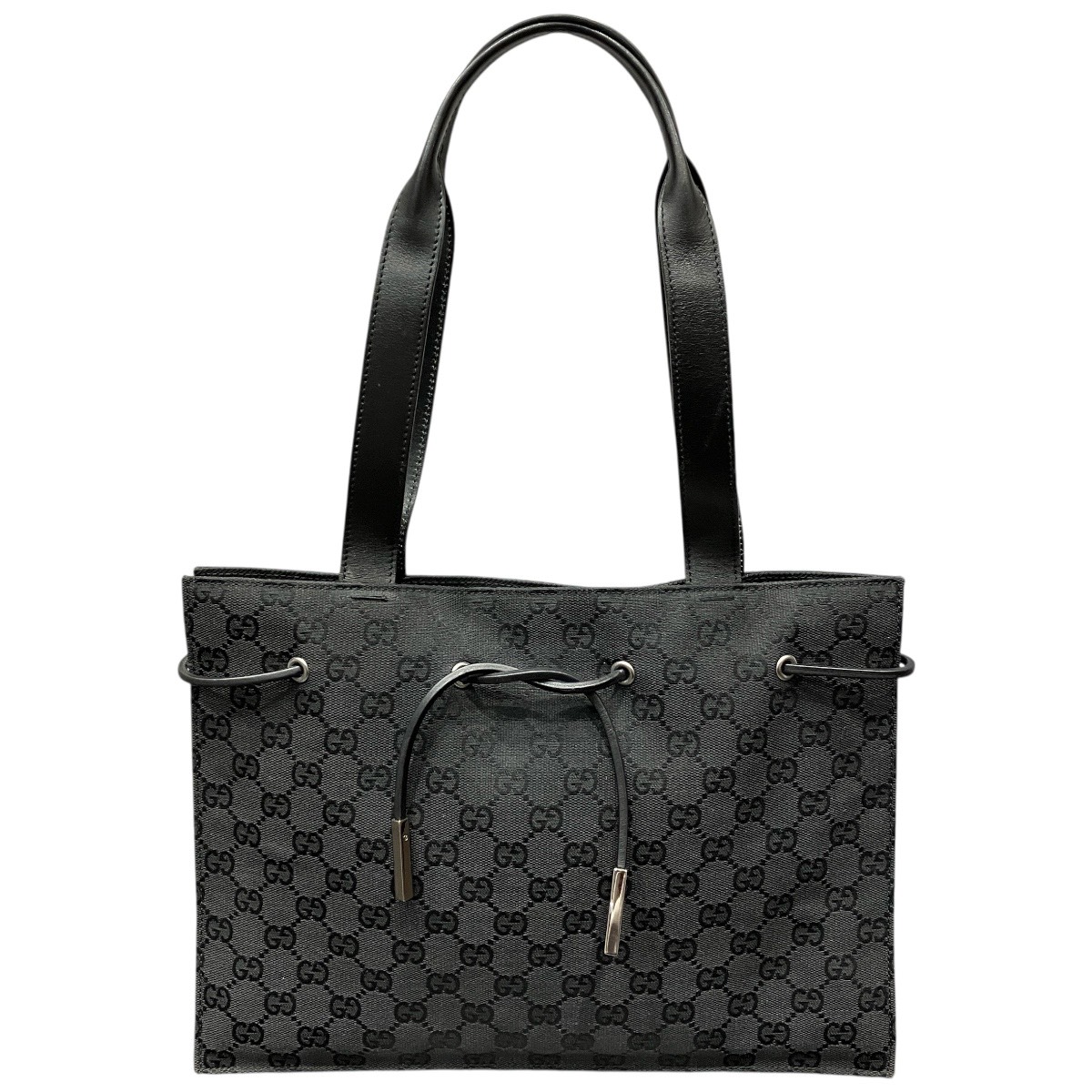 グッチ GGキャンバス トートバッグ キャンバス 01702 レディース 中古