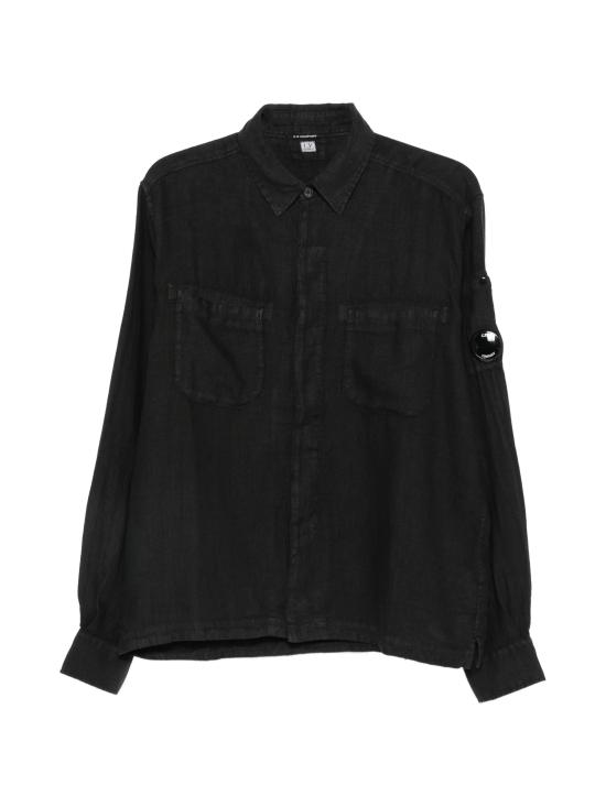 C.P. COMPANY Men Shirts 20CMSH259A110533G 999 Black