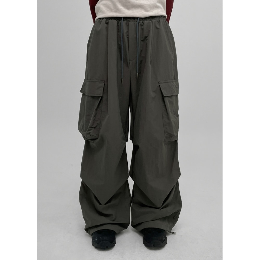 ブラックアップ (UNISEX) ナイロンツーウェイカーゴパンツ モアディ