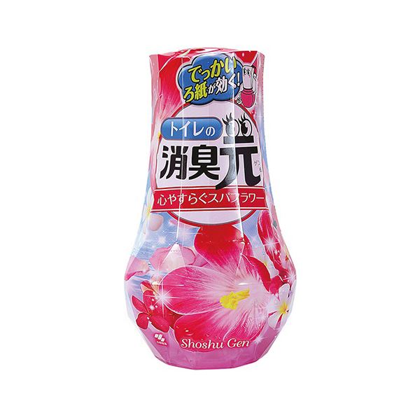 （まとめ）小林製薬 トイレの消臭元心やすらぐスパフラワー 400ml 1セット（5個）[x5セット]