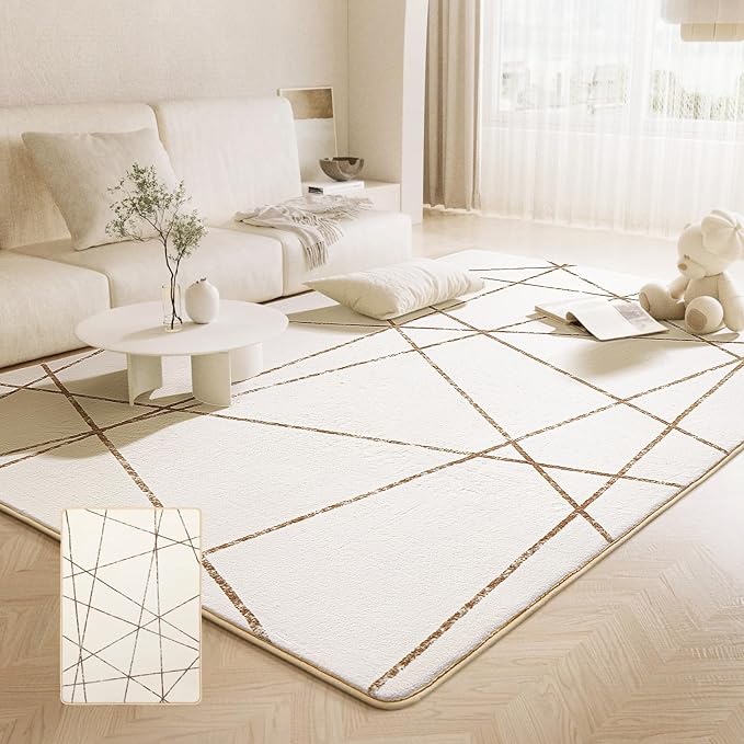 電気毛布対応ふわふわの手触り低反発厚手で洗えるオールシーズン対応の万能カーペットマット滑り止めカーペット防音マットフロアマットレストランマットタイルカーペットマットカーペット133