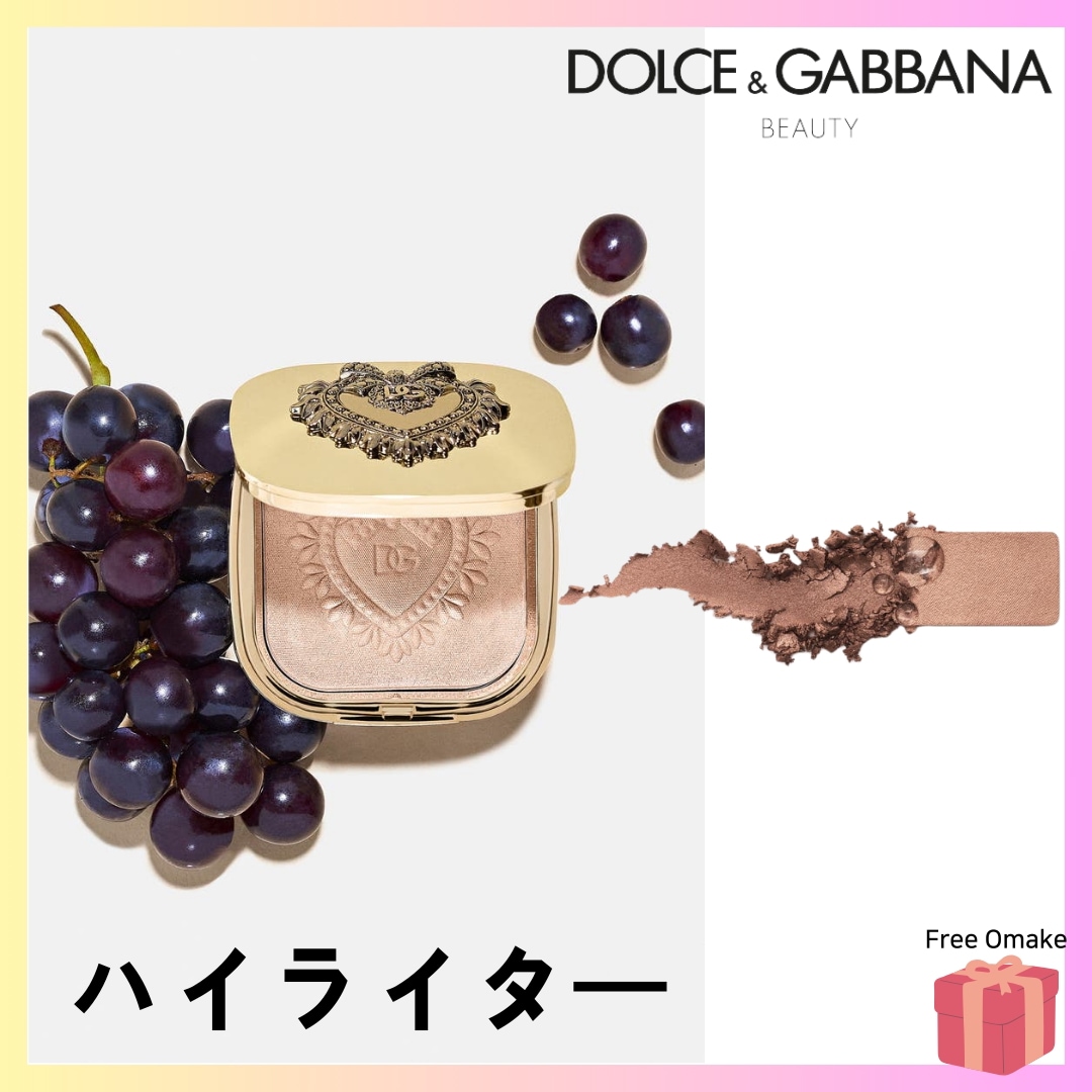 [DOLCE & GABBANA BEAUTY] EVERLIFT LUMINIZER 9g + FREE OMAKE ハイライト パウダーハイライト フェイスハイライト 透明感ベージュゴールド