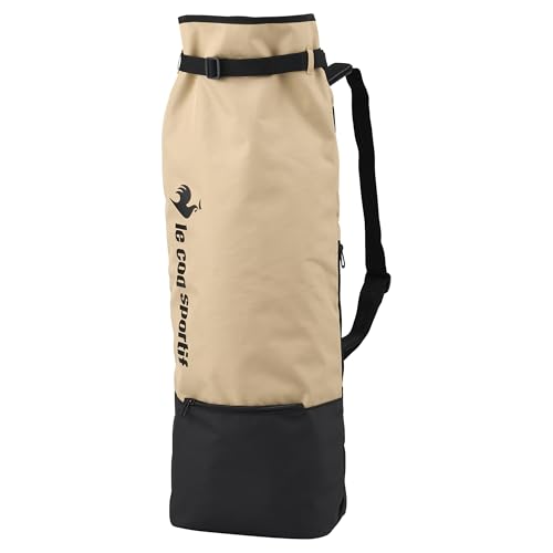 [Le Coq Sportif] クラブケース リュック型 巾着 5-6本用 ファスナーポケット 練習 自転車 ゴルフ BG00(ベージュ)