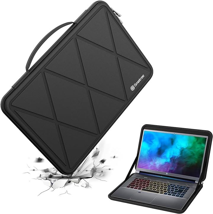 ハードEVA保護スリーブケース 16インチ Acer Predator Triton 500 SE ゲーミングノートパソコン( Black, For Acer 16インチ（M98）)