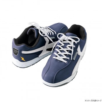 アイトス 51622 セーフティシューズ（耐油/静電）（男女兼用） ネイビーxシルバーグレー 24.5cm