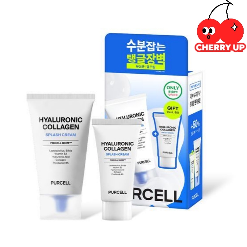 【新商品】【お得セット】パーセルピクセルバイオーム ヒアルコラーゲンスプラッシュクリーム 50ml 企画セット（+25ml付）高保湿 軽やかジェルクリーム プロバイオティクス配合 コラーゲン うるおい