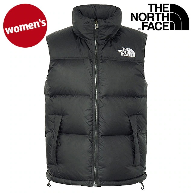 ヌプシベスト [NDW92557-K] レディース TNF アウトドア アウター ダウンベスト 撥水 ブラック 正規取扱店