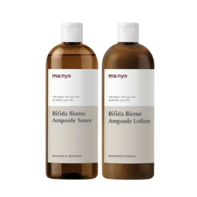 魔女工場 ビフィダ バイオーム アンプル トナー 300ml + ビフィダ アンプル ローション 300ml