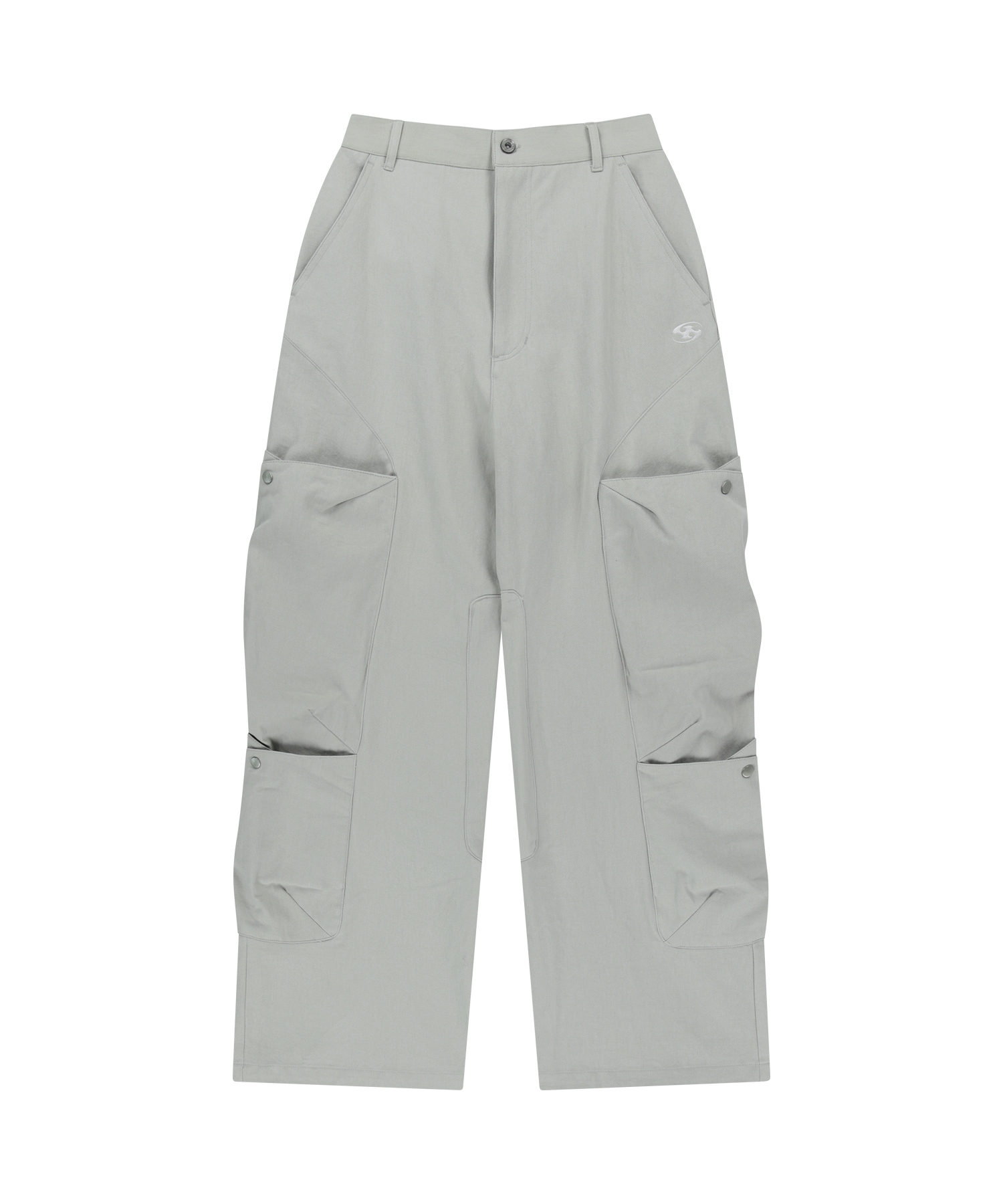 【SANSANGEAR】 25SS LAYER POCKET PANTS : LIGHT GREY