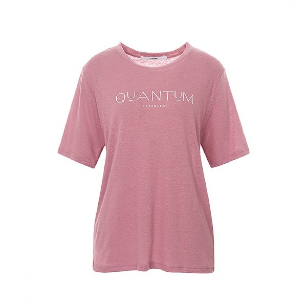 （フォレスト）リネンラウンドネック半袖Tシャツ（SZ7ST31）