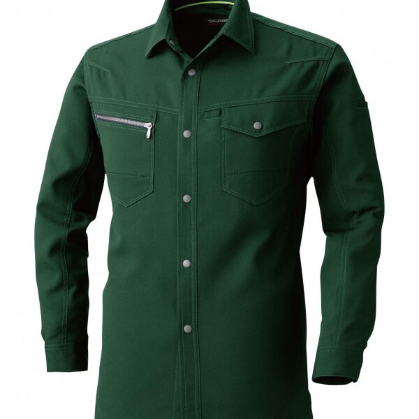 965 長袖シャツ 6Lサイズ ダークG(109) SOWA