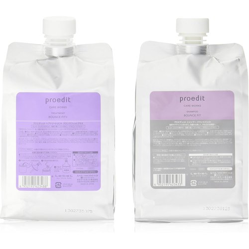 ルベル プロエディット シャンプー バウンスフィット 1000ml & ヘアトリートメント バウンスフィットプラス 1000mlセット