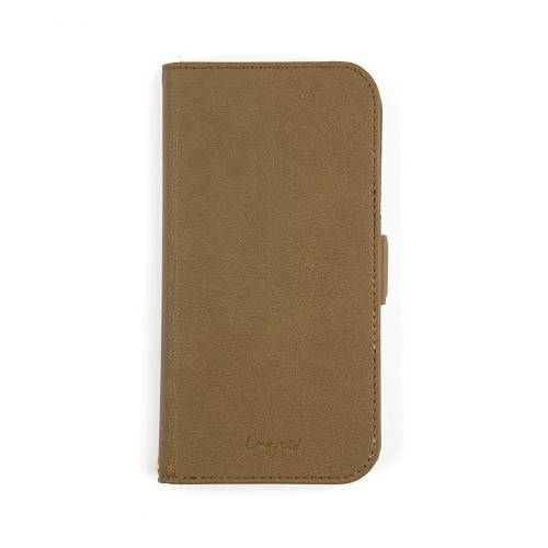 【正規取扱店】Ungrid アングリッド Book Type Case BROWN【iPhone 13対応】手帳型ケース 4589676565175