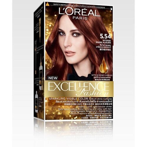 柔らかな質感の Fashion Excellence oreal L Intense 5.54 Auburn Warm ヘアパック・トリートメント 柔らかな質感の Fashion Excellence oreal L Intense 5.54 Auburn Warm ヘアパック・トリートメント