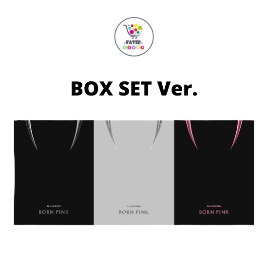 SET 3EA BOX SET BLACKPINK 2nd ALBUM BORN PINK