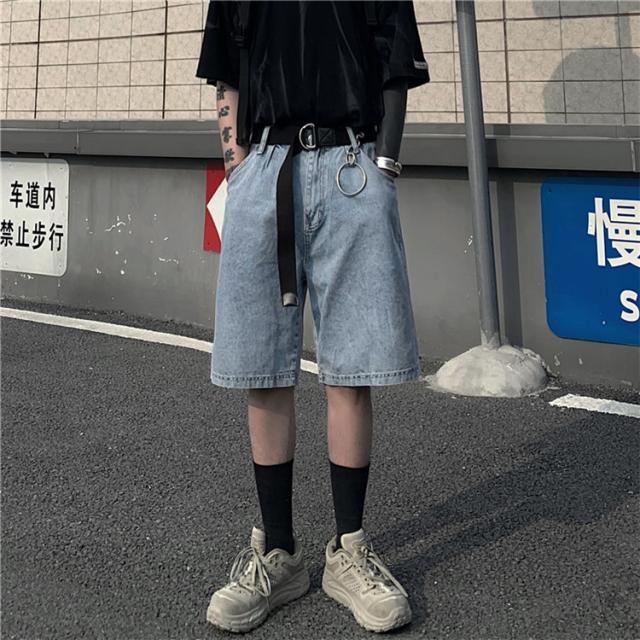 【新品開催 】大人気 レトロ 原宿BF おしゃれな ジーンズ カジュアル ショートパンツ 男女兼用