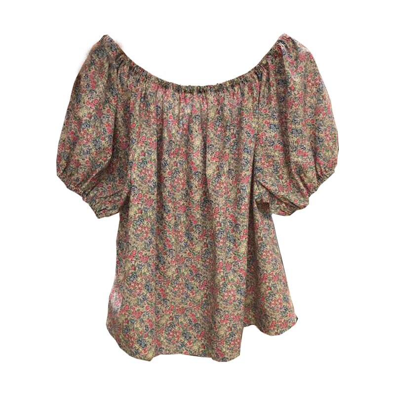 2色 トップス カットソー レディース 春 秋 きれいめ 半袖 半袖 パフスリーブ ラウンドネック イエロー 春カラー ローズレッド S M L XL ジャスト かわいい 大人可愛い シンプル カジュ