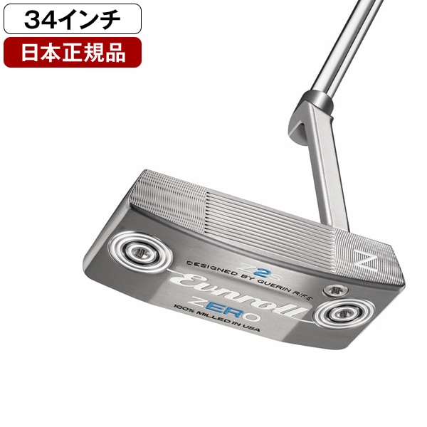 日本正規品 イーブンロール パター 2025年モデル HEPT-000260 ZERO シリーズ Z2s Square-Back Blade 34インチ