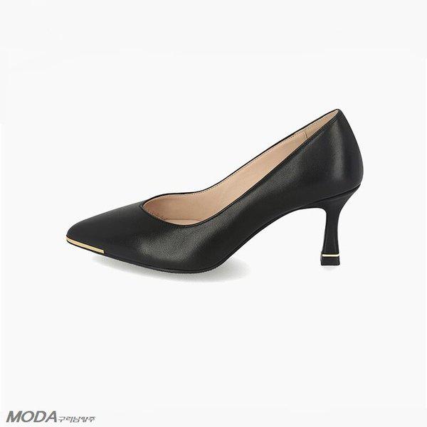 軽量クッションUP女性パンプス1WD22XE_GN