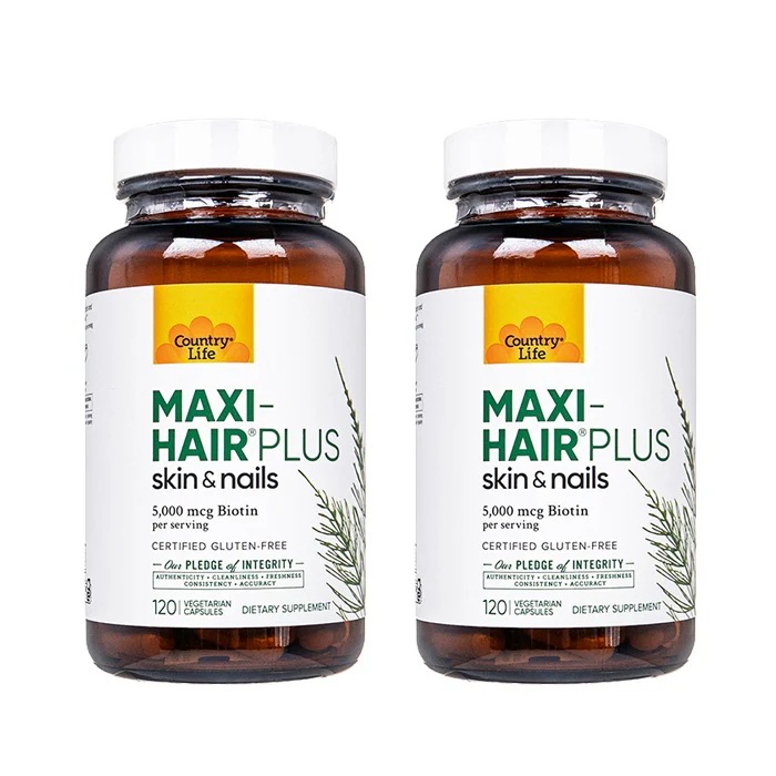 カントリーライフ　マキシヘアプラス120錠 2本 CountryLife 海外発送 ヤマト国際便