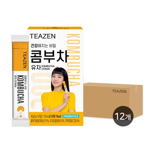 コンブチャ ゆず 10スティックX12ボックス
