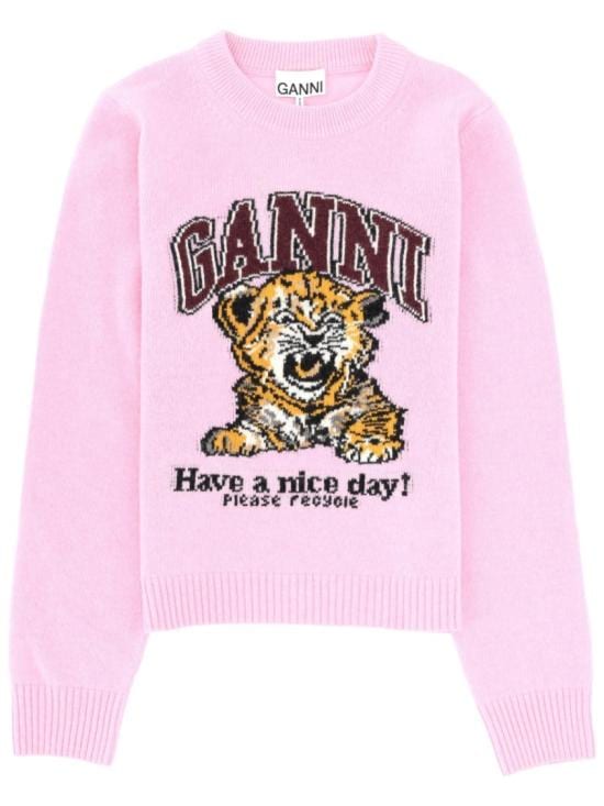 GANNI Women Knitwear A1070047 868 Purple