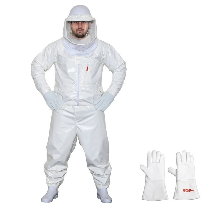 正規販売店 蜂防護服 ラプターPRO GALE V-2200 蜂防護手袋 V-5 セット V-2205