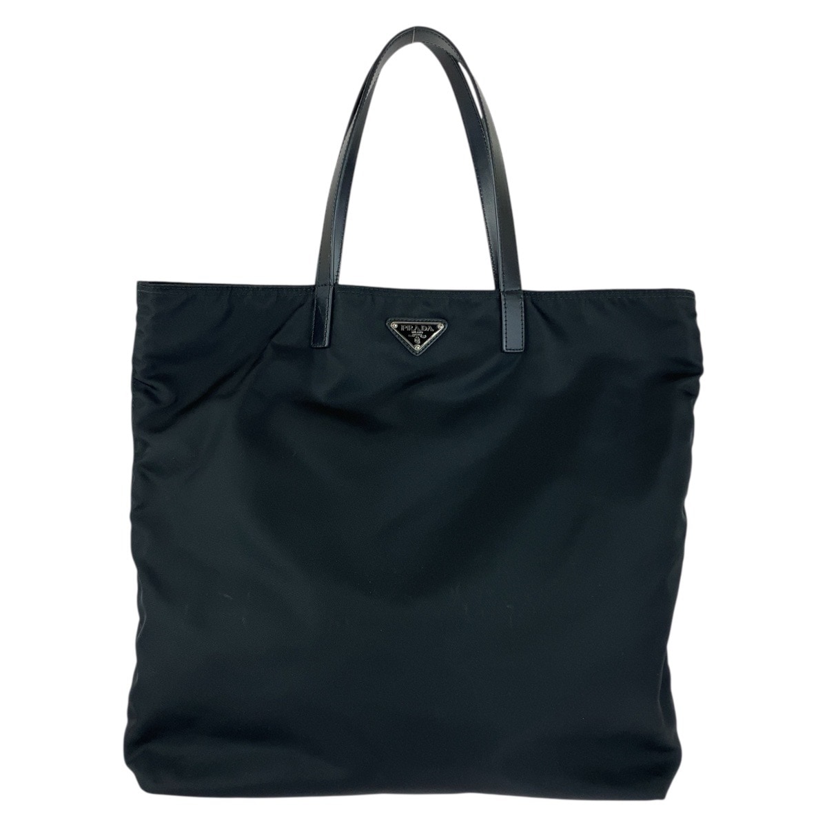 美品 テスート 三角ロゴプレート ブラック 黒 シルバー金具 ナイロン/レザー トートバッグ ショルダーバッグ レディース 505051 35,230円