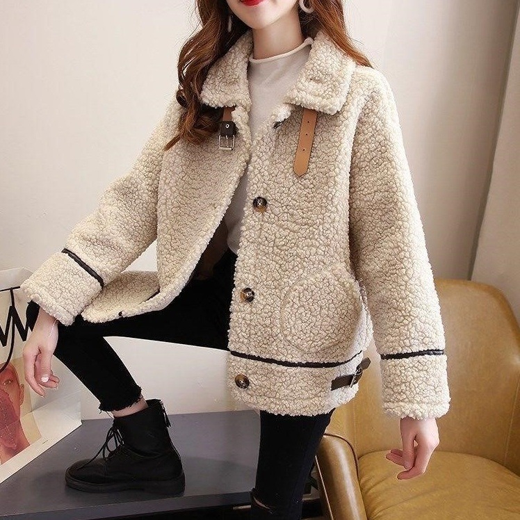 トップス アウター ブルゾン ジャケット もこもこアウター ボアブルゾン 長袖 ハイネック もこもこ