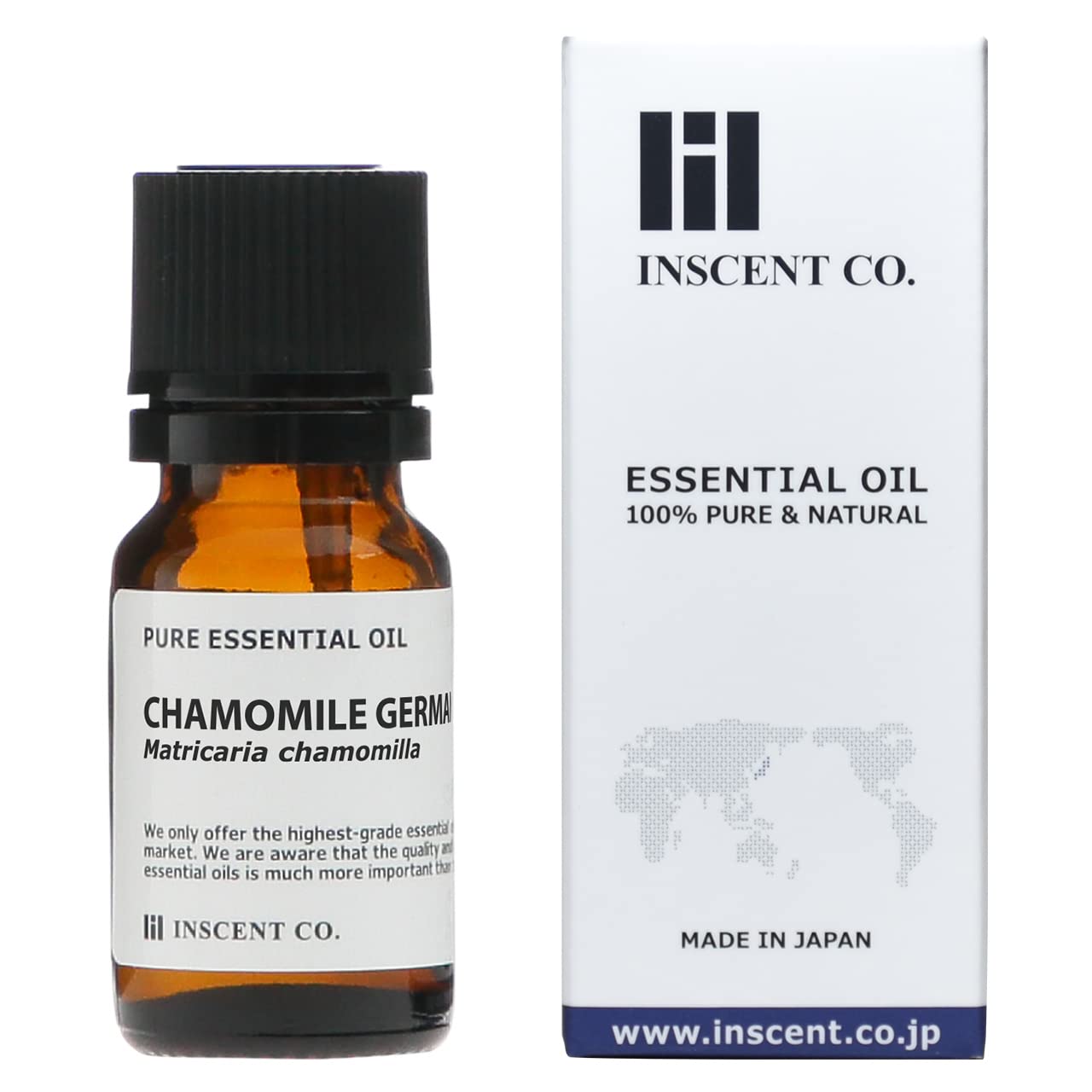 カモミールジャーマン 10ml インセント エッセンシャルオイル 精油 アロマオイル AEAJ表示基準適合認定精油