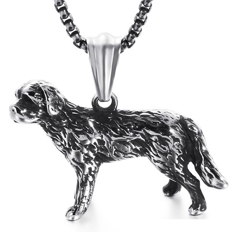 愛犬シリーズ ゴールデンレトリバー ステンレスペンダントトップ 首飾り アクセサリー チェーンは別売り 鎖 クサリ 3Dデザイン リアル 立体 男性 女性 プレゼント stt00-00-0250