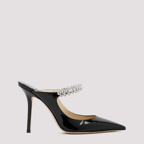 JIMMY CHOO Women Sandals BING100 PAT BLACK