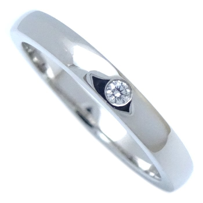 バレリーナ ウェディング リング 指輪 1Pダイヤモンド #50 10号 B4077700 Pt950プラチナ/293034【中古】