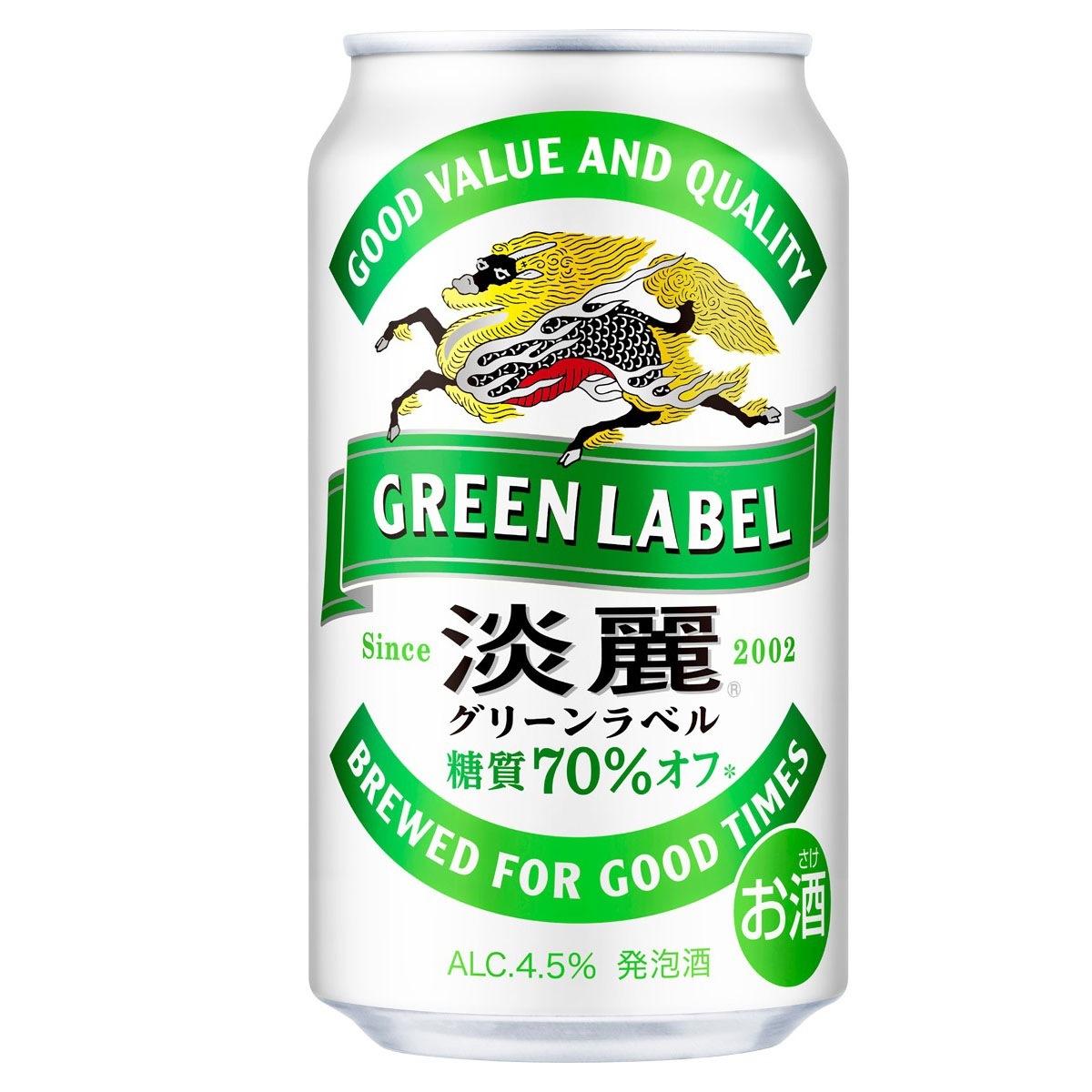 キリン 発泡酒 グリーンラベル 350ml 24缶入 3ケース(72本) 11,708円