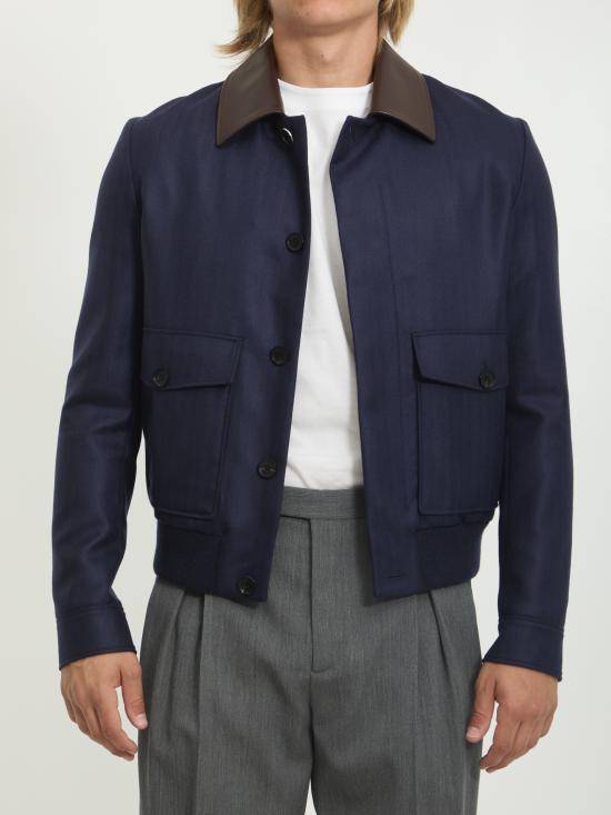 DIOR Men Coats & Jackets 693C215 BLUE