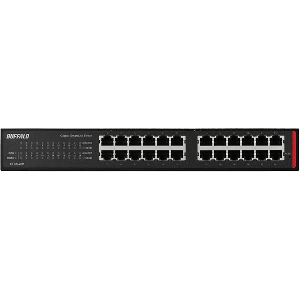 BS-GSL2024 法人向け Giga対応 Layer2 スマートLiteスイッチ 24ポート