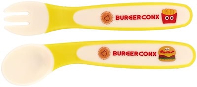 他サイト： スケーター(Skater) 子供用 スプーン フォーク セット 12cm バーガーコンクス SFB2の商品画像