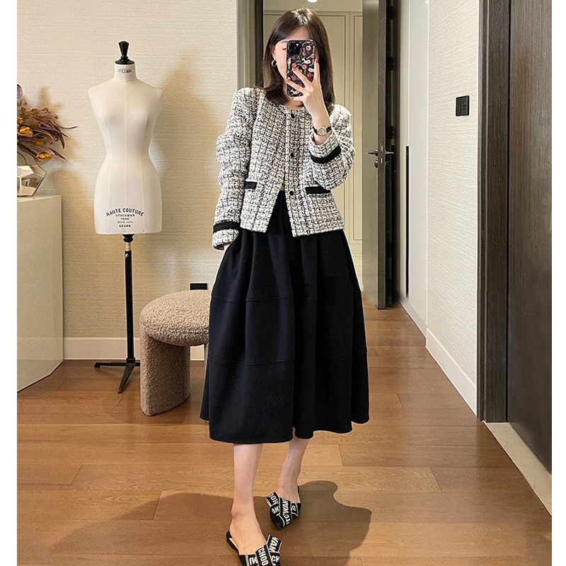 【セットアップ】ショートジャケット＋Aラインスカート スカートスーツ. ツーピース 卒業式 入学式