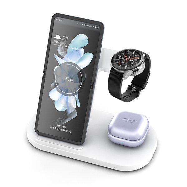 (GOBUKEE) ゴブギ 15w 4in1 Galaxy 高速 ワイヤレス 充電器 マルチ スタンド