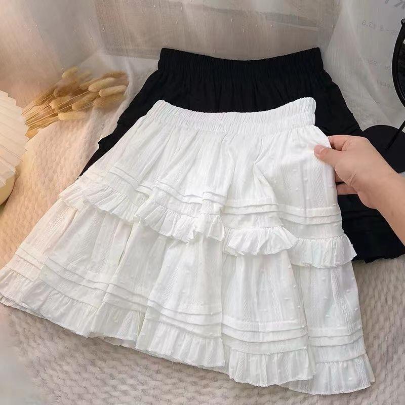 【1つ買うと10つ無料】スイートバレエスタイルの短いスカートとフリルハイウエスト 65,822円