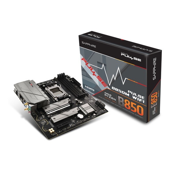 PULSE-B850M/52123-04-40G ブラック マザーボード メーカー直送