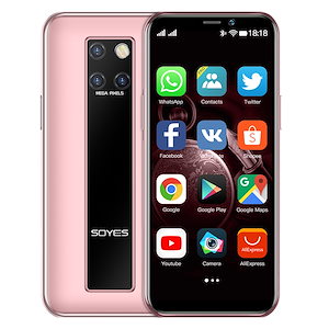 超薄型ミニスマートフォンSoyes S10-H 3+64GB Android 9.0 デュアルカード