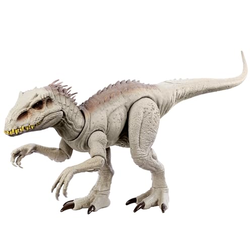マテル ジュラシックワールド(JURASSIC WORLD) スーパーアクション! ひかる インドミナス・レックス【全長:約60】 【4才~】 HNT63