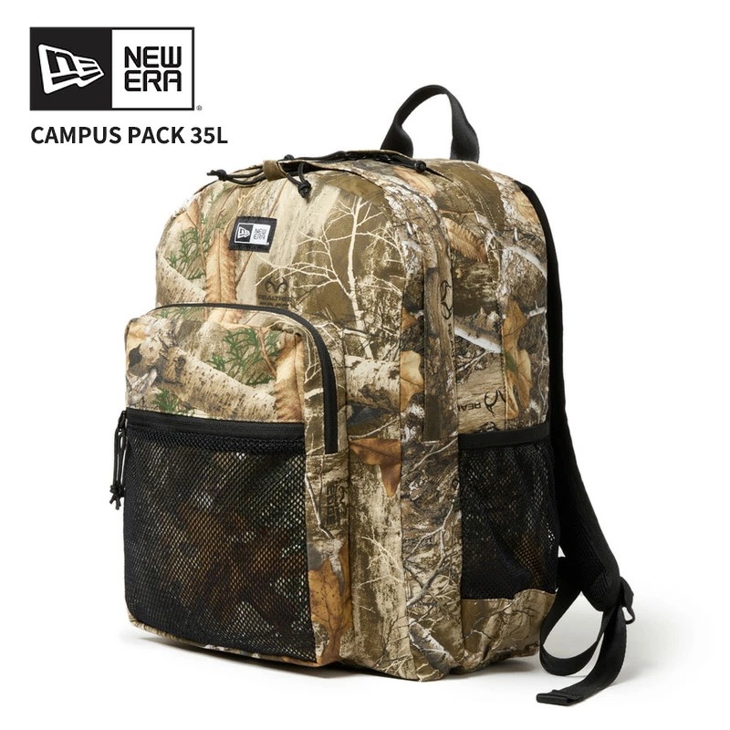 ニューエラ リュック バックパック NEW ERA キャンパスパック 35L リアルツリーカモ キャンプ ハイキング アウトドア 14392351